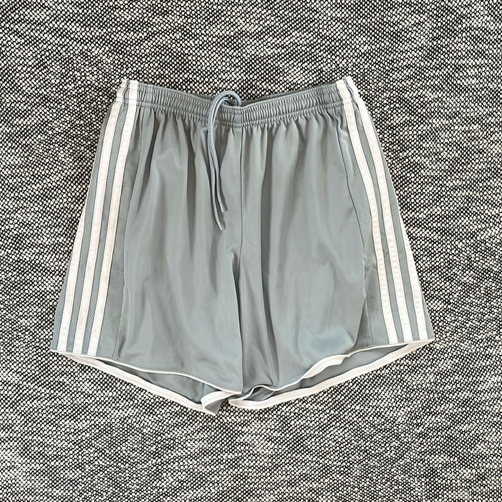 Adidas dusty blue shorts